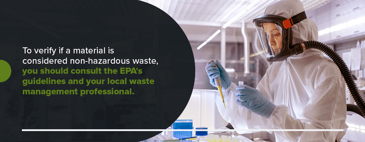 What Are Some Examples of Non-Hazardous Waste?